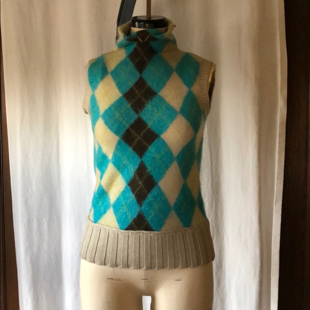 DKNY Wool/Mohair Sweater Vest sweater